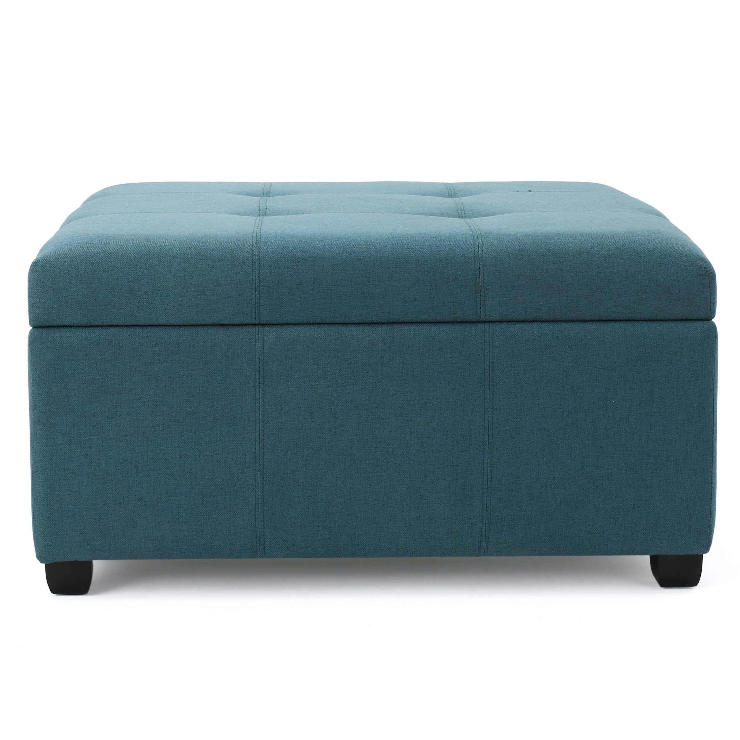 Wade Logan Jamil 35 Wide Tufted Square Storage Ottoman Reviews Wayfair Canada